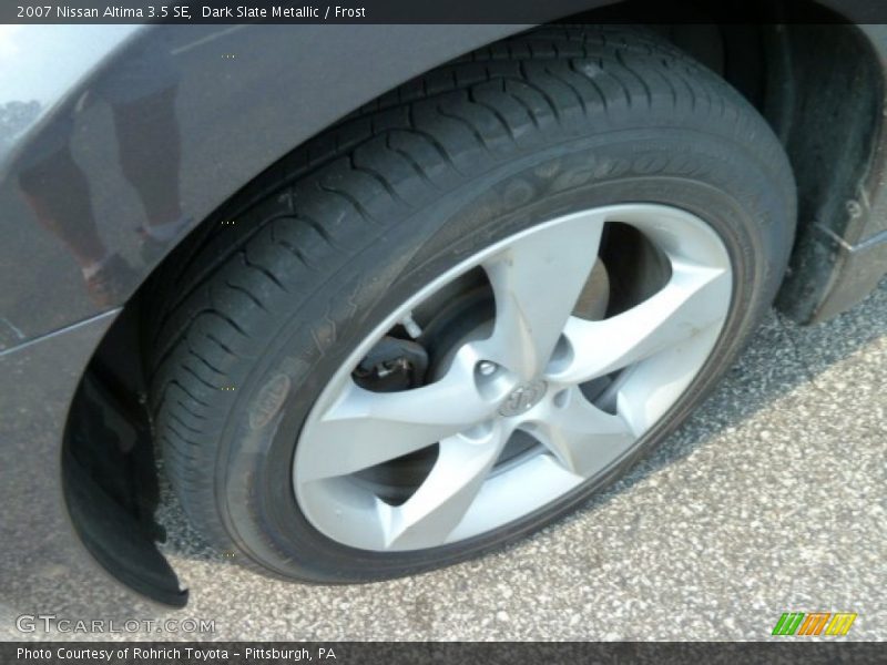 Dark Slate Metallic / Frost 2007 Nissan Altima 3.5 SE