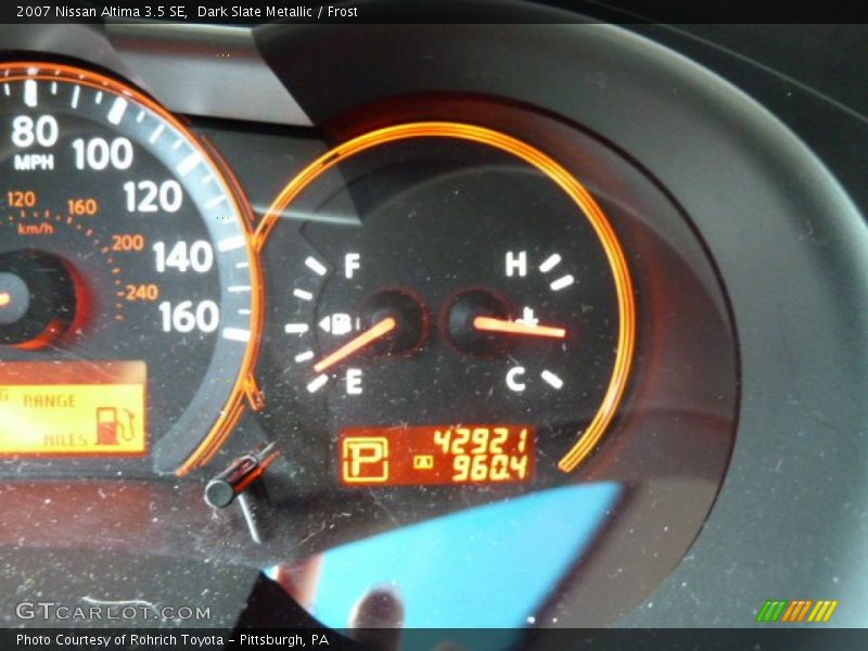 Dark Slate Metallic / Frost 2007 Nissan Altima 3.5 SE