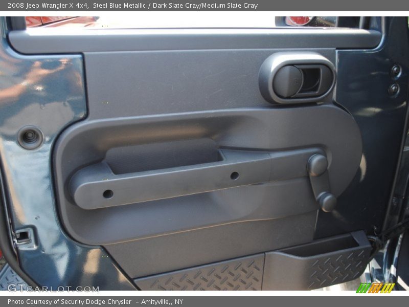 Steel Blue Metallic / Dark Slate Gray/Medium Slate Gray 2008 Jeep Wrangler X 4x4