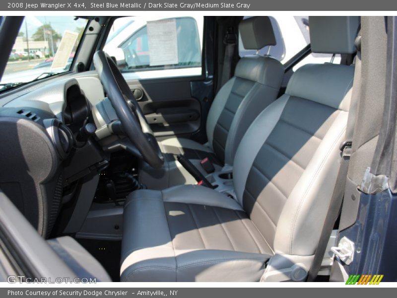 Steel Blue Metallic / Dark Slate Gray/Medium Slate Gray 2008 Jeep Wrangler X 4x4