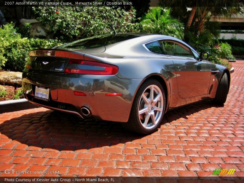 Meteorite Silver / Obsidian Black 2007 Aston Martin V8 Vantage Coupe