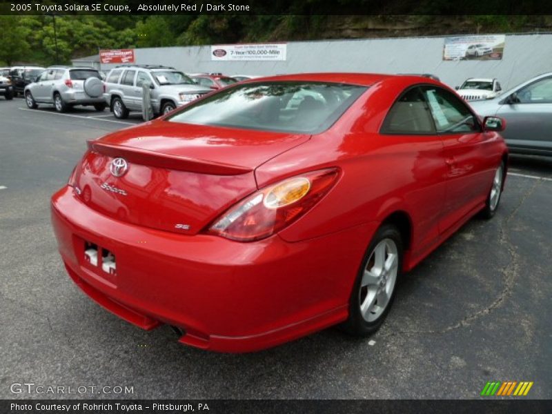 Absolutely Red / Dark Stone 2005 Toyota Solara SE Coupe