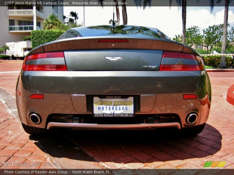 Meteorite Silver / Obsidian Black 2007 Aston Martin V8 Vantage Coupe