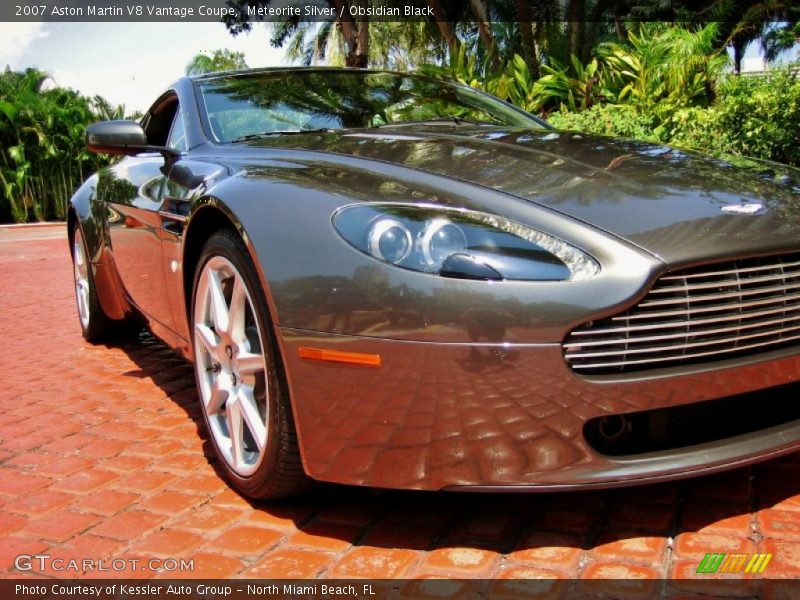 Meteorite Silver / Obsidian Black 2007 Aston Martin V8 Vantage Coupe