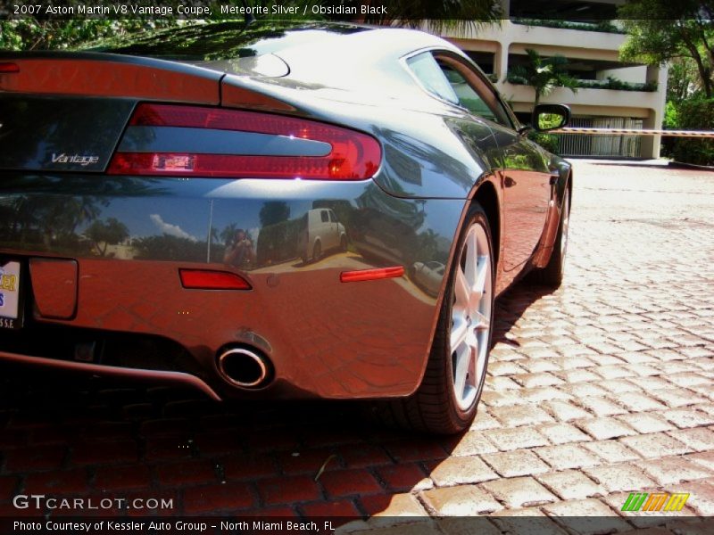 Meteorite Silver / Obsidian Black 2007 Aston Martin V8 Vantage Coupe