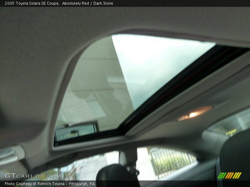 Absolutely Red / Dark Stone 2005 Toyota Solara SE Coupe