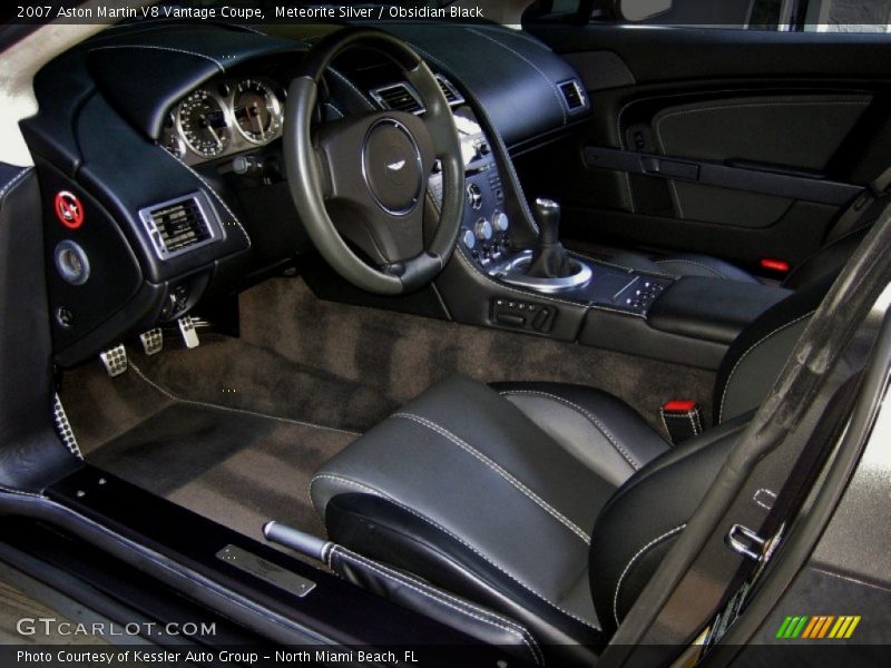  2007 V8 Vantage Coupe Obsidian Black Interior