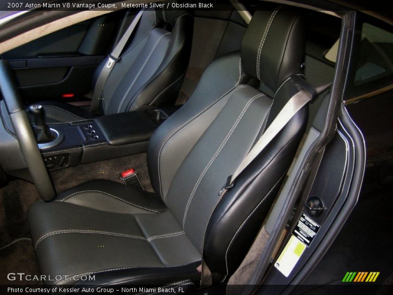  2007 V8 Vantage Coupe Obsidian Black Interior