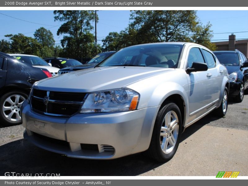 Bright Silver Metallic / Dark Slate Gray/Light Slate Gray 2008 Dodge Avenger SXT