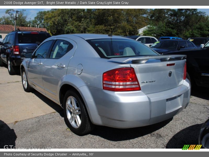 Bright Silver Metallic / Dark Slate Gray/Light Slate Gray 2008 Dodge Avenger SXT
