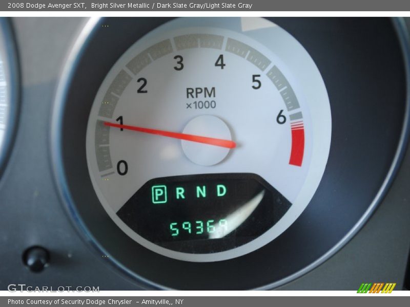 Bright Silver Metallic / Dark Slate Gray/Light Slate Gray 2008 Dodge Avenger SXT