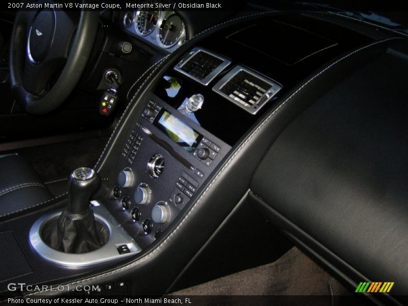 Controls of 2007 V8 Vantage Coupe