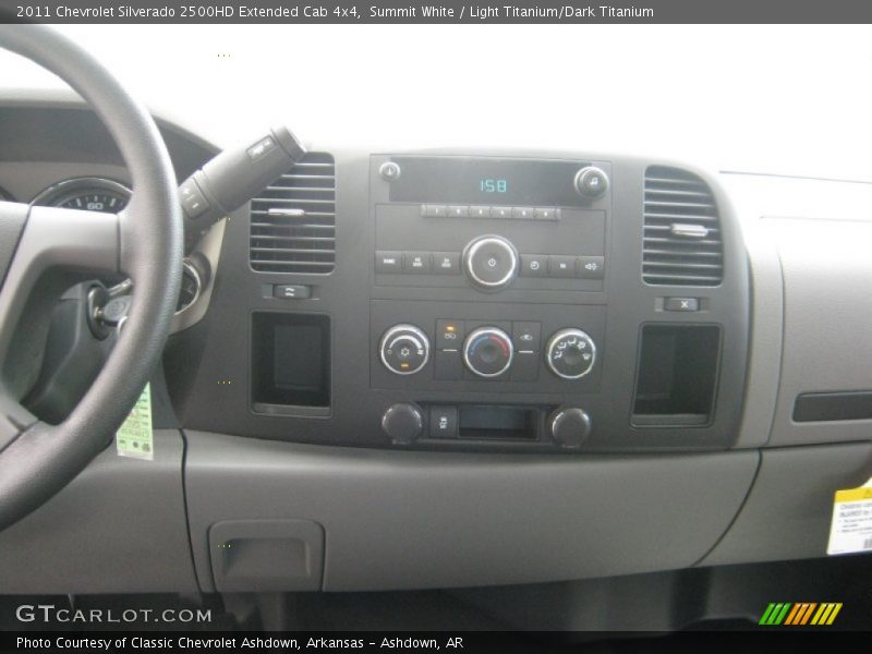 Summit White / Light Titanium/Dark Titanium 2011 Chevrolet Silverado 2500HD Extended Cab 4x4