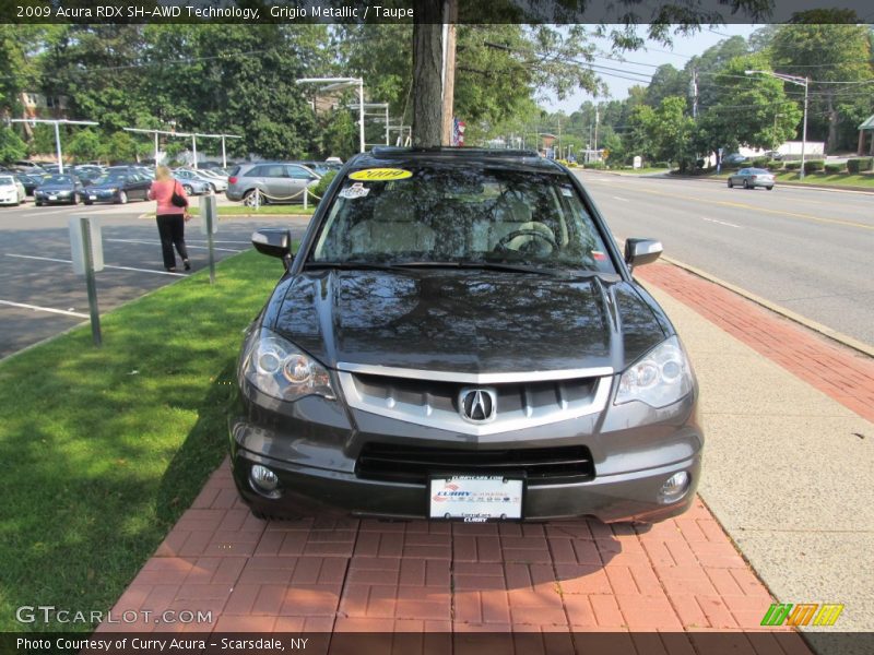 Grigio Metallic / Taupe 2009 Acura RDX SH-AWD Technology