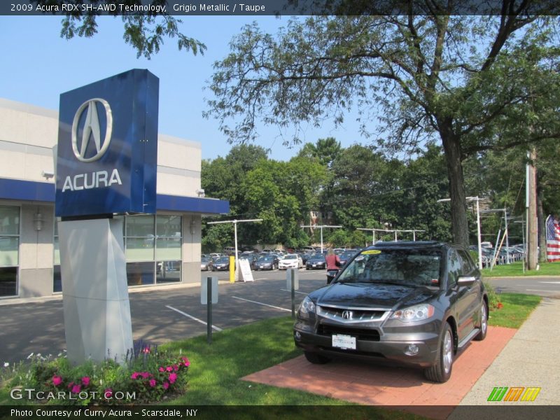 Grigio Metallic / Taupe 2009 Acura RDX SH-AWD Technology