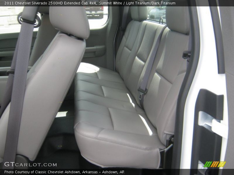 Summit White / Light Titanium/Dark Titanium 2011 Chevrolet Silverado 2500HD Extended Cab 4x4