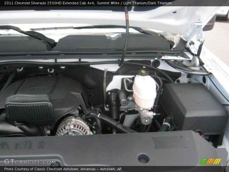 Summit White / Light Titanium/Dark Titanium 2011 Chevrolet Silverado 2500HD Extended Cab 4x4