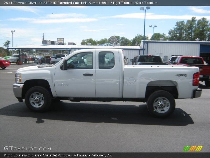 Summit White / Light Titanium/Dark Titanium 2011 Chevrolet Silverado 2500HD Extended Cab 4x4