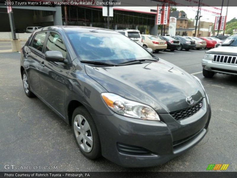 Magnetic Gray Metallic / Dark Charcoal 2009 Toyota Matrix S AWD