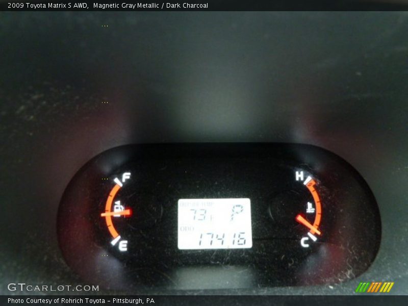 Magnetic Gray Metallic / Dark Charcoal 2009 Toyota Matrix S AWD