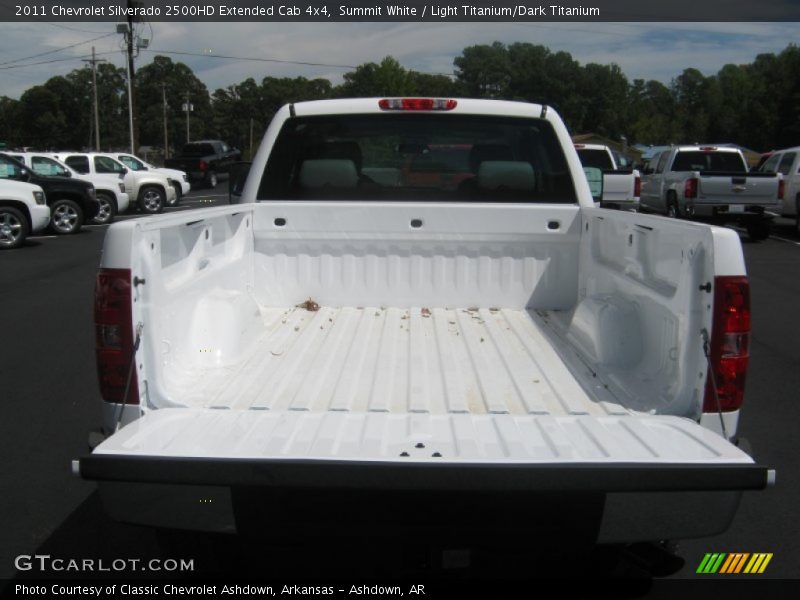 Summit White / Light Titanium/Dark Titanium 2011 Chevrolet Silverado 2500HD Extended Cab 4x4