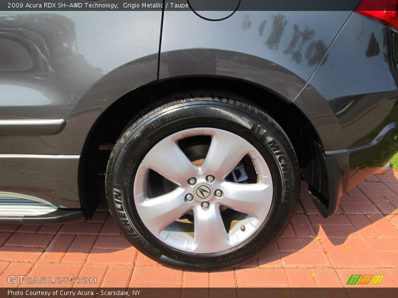 Grigio Metallic / Taupe 2009 Acura RDX SH-AWD Technology