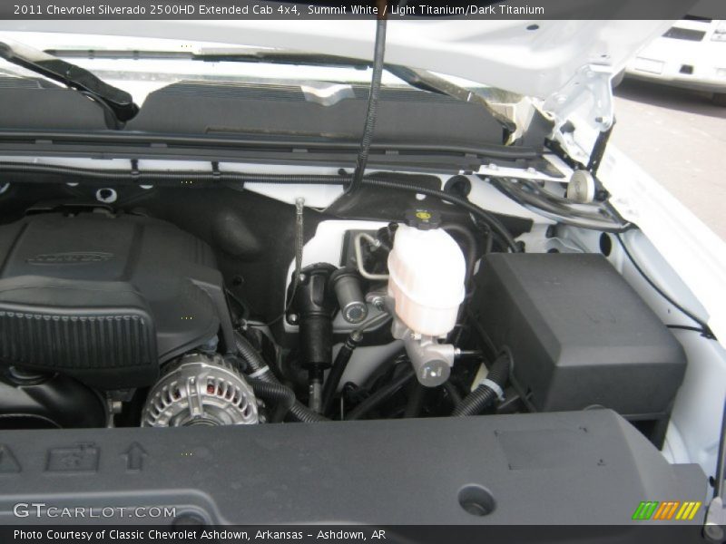 Summit White / Light Titanium/Dark Titanium 2011 Chevrolet Silverado 2500HD Extended Cab 4x4