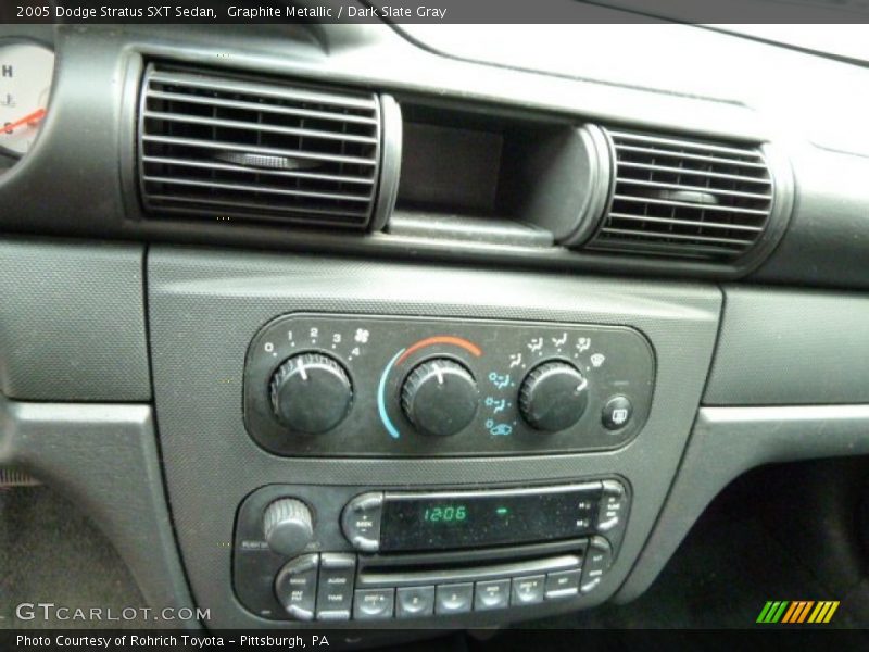 Controls of 2005 Stratus SXT Sedan