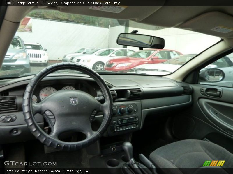 Graphite Metallic / Dark Slate Gray 2005 Dodge Stratus SXT Sedan