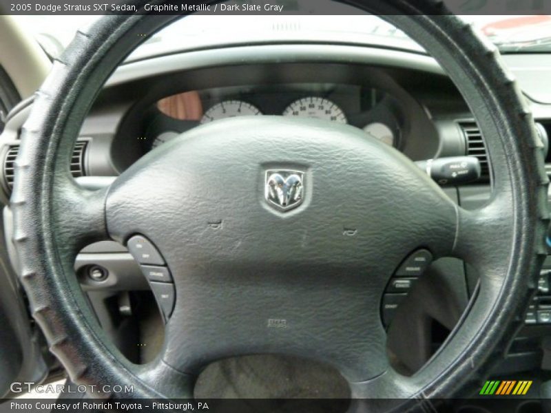 Graphite Metallic / Dark Slate Gray 2005 Dodge Stratus SXT Sedan