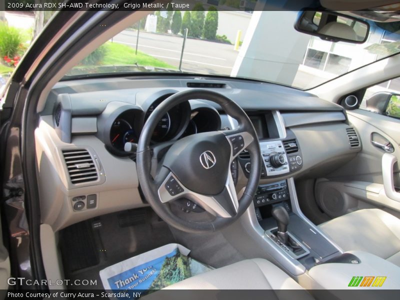 Grigio Metallic / Taupe 2009 Acura RDX SH-AWD Technology
