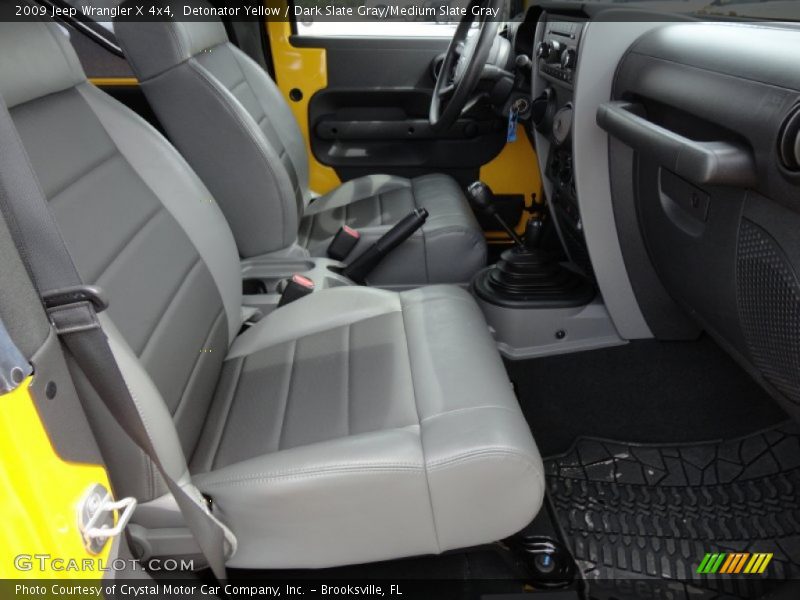 Detonator Yellow / Dark Slate Gray/Medium Slate Gray 2009 Jeep Wrangler X 4x4