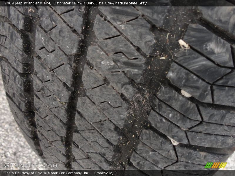 Detonator Yellow / Dark Slate Gray/Medium Slate Gray 2009 Jeep Wrangler X 4x4