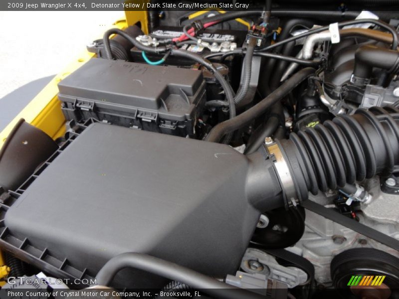 Detonator Yellow / Dark Slate Gray/Medium Slate Gray 2009 Jeep Wrangler X 4x4