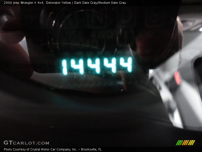 Detonator Yellow / Dark Slate Gray/Medium Slate Gray 2009 Jeep Wrangler X 4x4