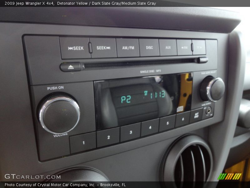 Detonator Yellow / Dark Slate Gray/Medium Slate Gray 2009 Jeep Wrangler X 4x4