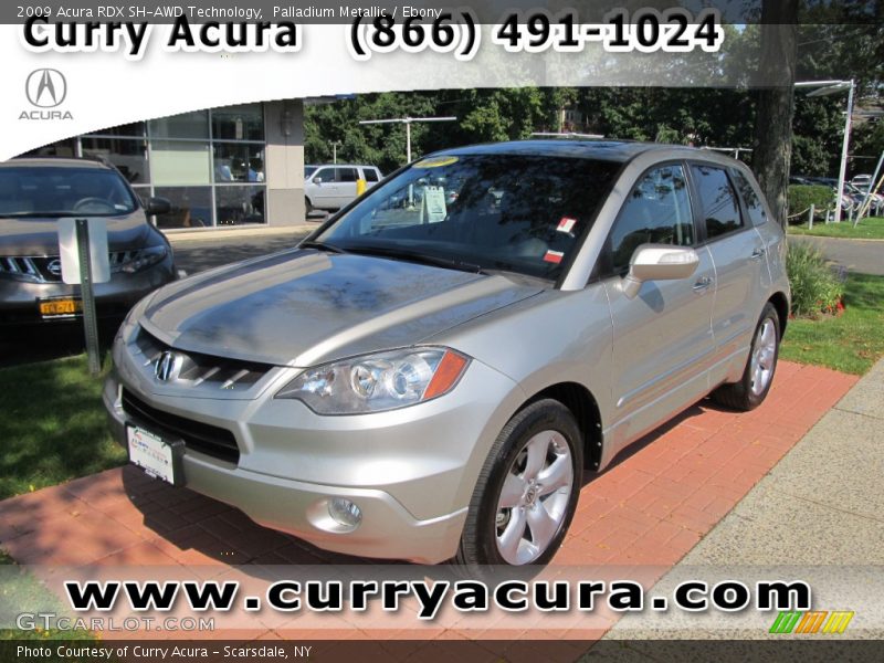 Palladium Metallic / Ebony 2009 Acura RDX SH-AWD Technology