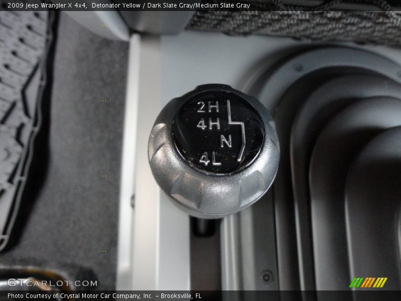 Detonator Yellow / Dark Slate Gray/Medium Slate Gray 2009 Jeep Wrangler X 4x4