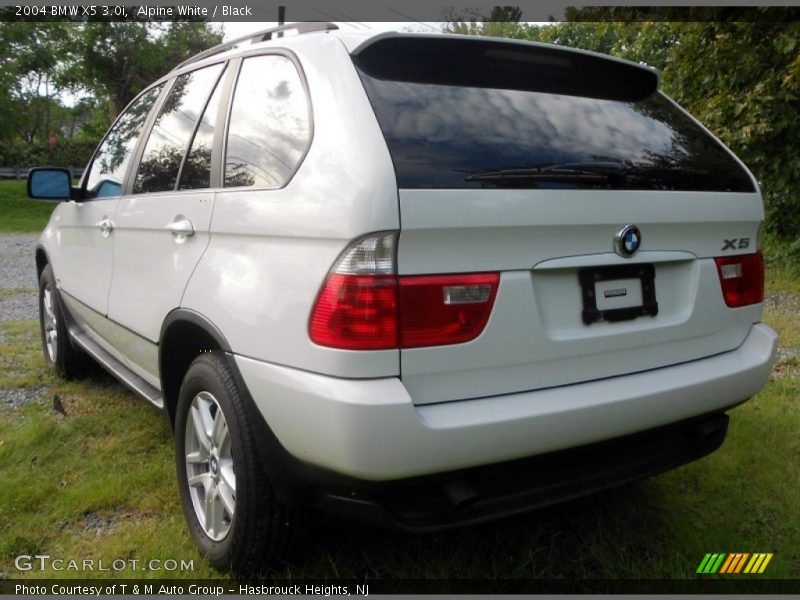 Alpine White / Black 2004 BMW X5 3.0i