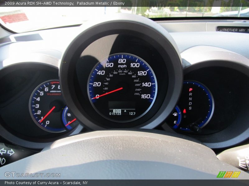 Palladium Metallic / Ebony 2009 Acura RDX SH-AWD Technology