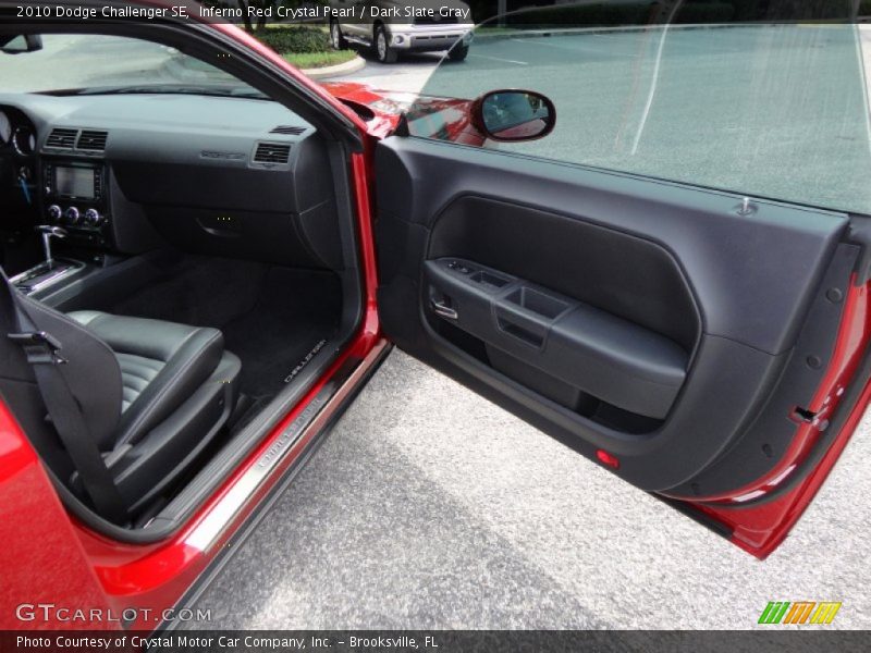 Inferno Red Crystal Pearl / Dark Slate Gray 2010 Dodge Challenger SE