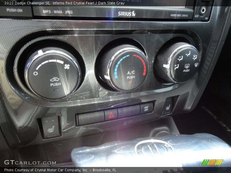 Inferno Red Crystal Pearl / Dark Slate Gray 2010 Dodge Challenger SE