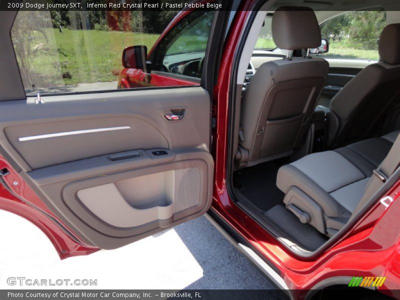 Inferno Red Crystal Pearl / Pastel Pebble Beige 2009 Dodge Journey SXT