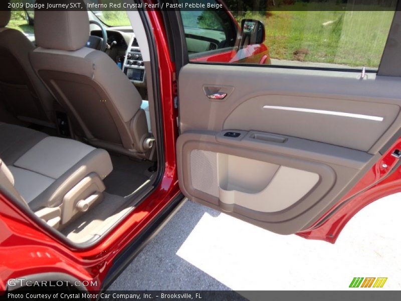 Inferno Red Crystal Pearl / Pastel Pebble Beige 2009 Dodge Journey SXT
