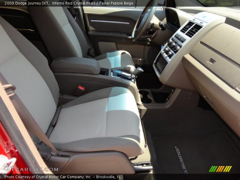 Inferno Red Crystal Pearl / Pastel Pebble Beige 2009 Dodge Journey SXT