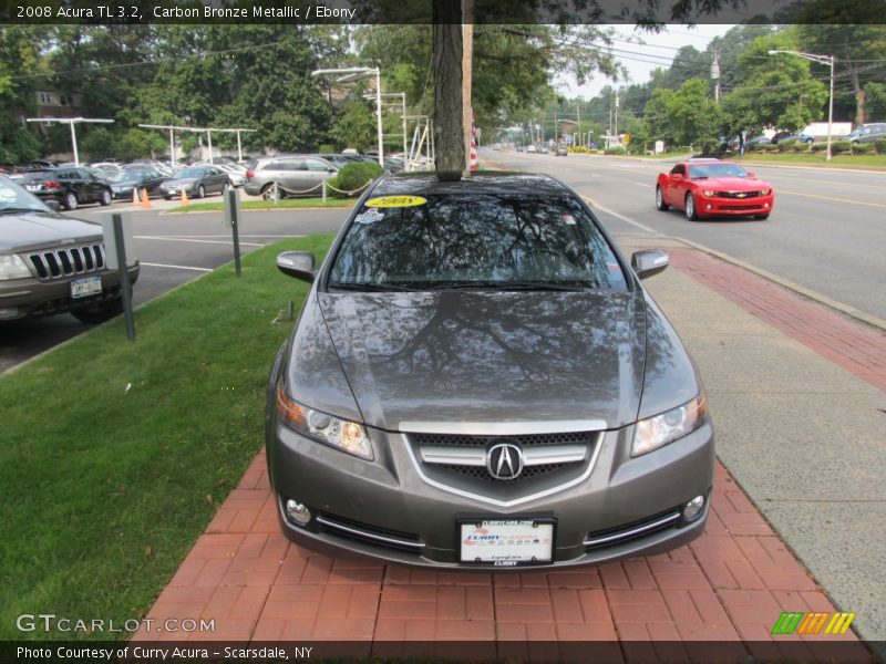 Carbon Bronze Metallic / Ebony 2008 Acura TL 3.2