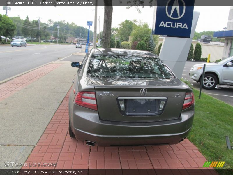 Carbon Bronze Metallic / Ebony 2008 Acura TL 3.2