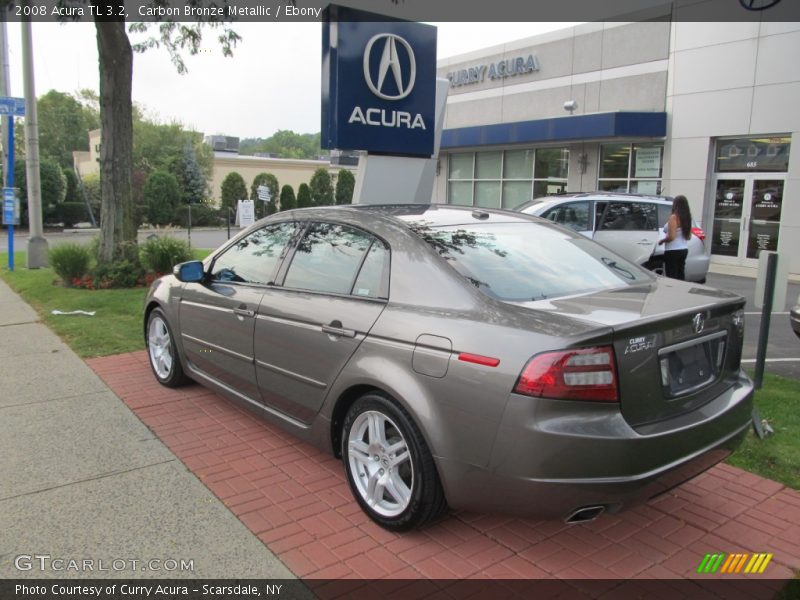 Carbon Bronze Metallic / Ebony 2008 Acura TL 3.2