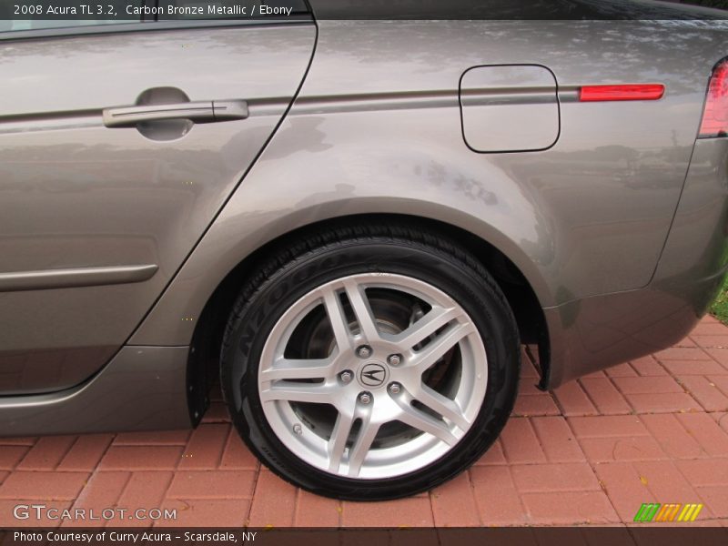 Carbon Bronze Metallic / Ebony 2008 Acura TL 3.2