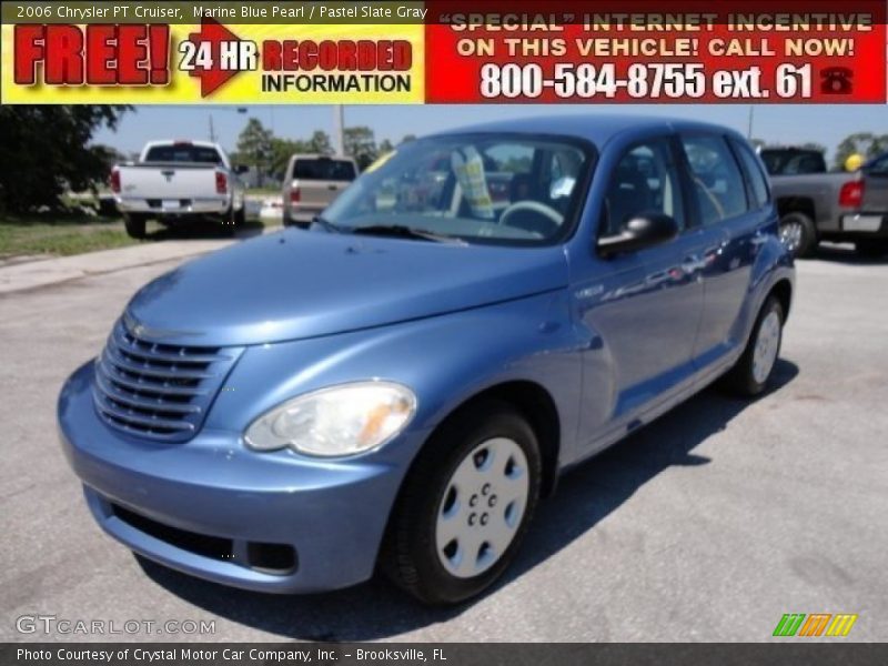Marine Blue Pearl / Pastel Slate Gray 2006 Chrysler PT Cruiser